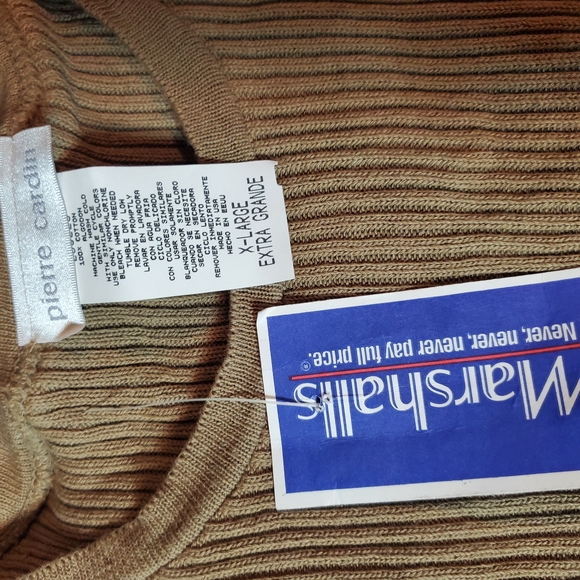 Women's Tan Ribbed Top - Picture 2 of 2